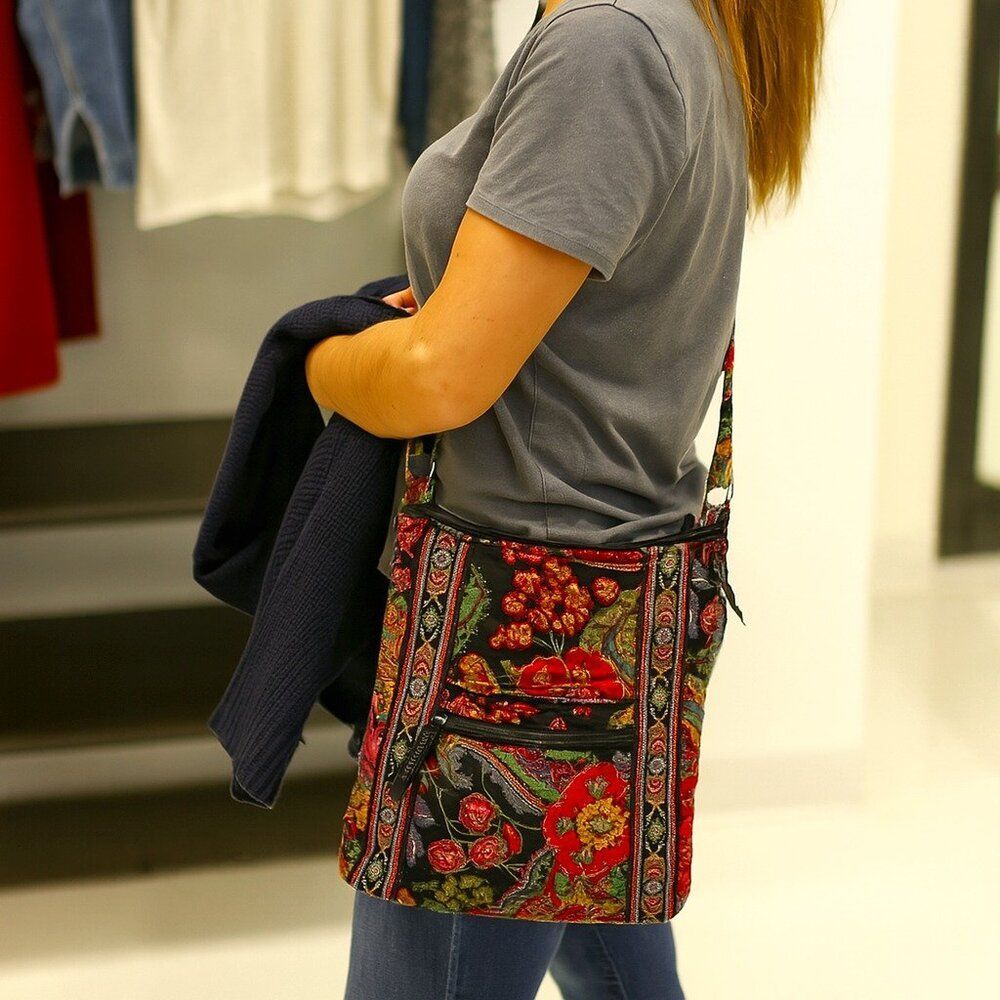 Vera Bradley Crossbody Bag – Symphony in Hue – Retired Pattern - Picture 2 of 10